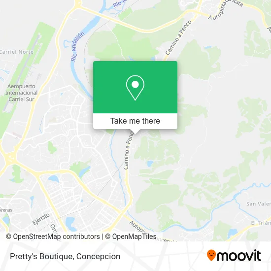 Pretty's Boutique map