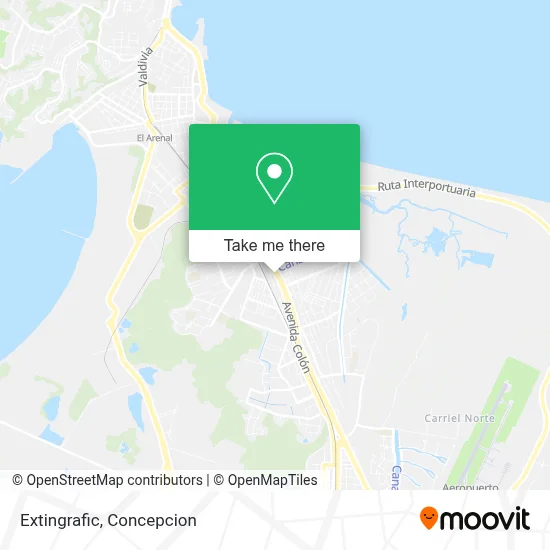 Extingrafic map
