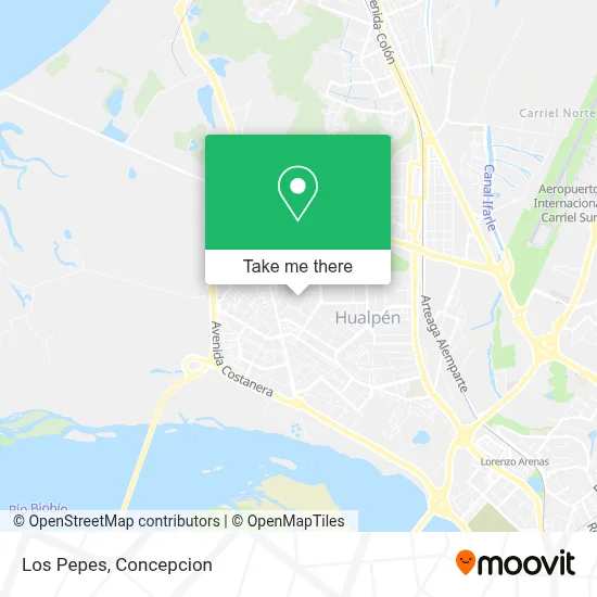 Los Pepes map