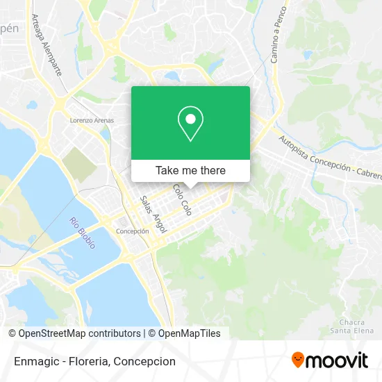 Enmagic - Floreria map
