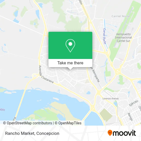 Rancho Market map