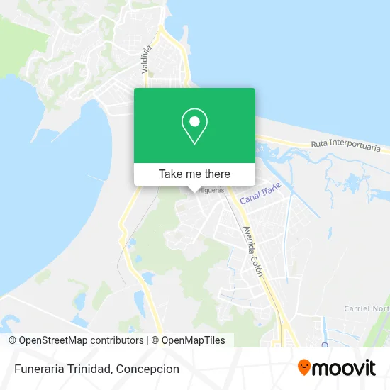 Funeraria Trinidad map