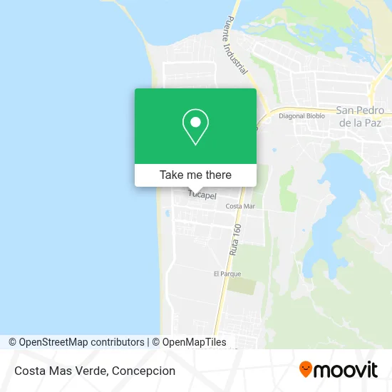 Costa Mas Verde map