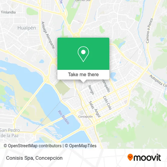 Conisis Spa map