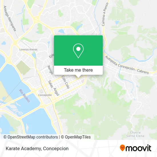 Karate Academy map
