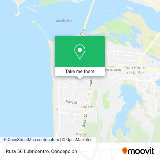 Ruta 56 Lubricentro map