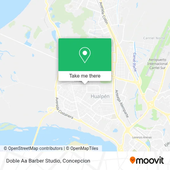 Doble Aa Barber Studio map