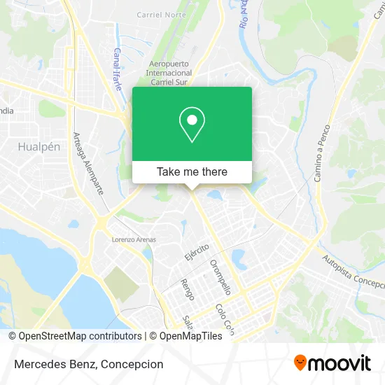 Mercedes Benz map
