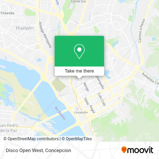 Disco Open West map