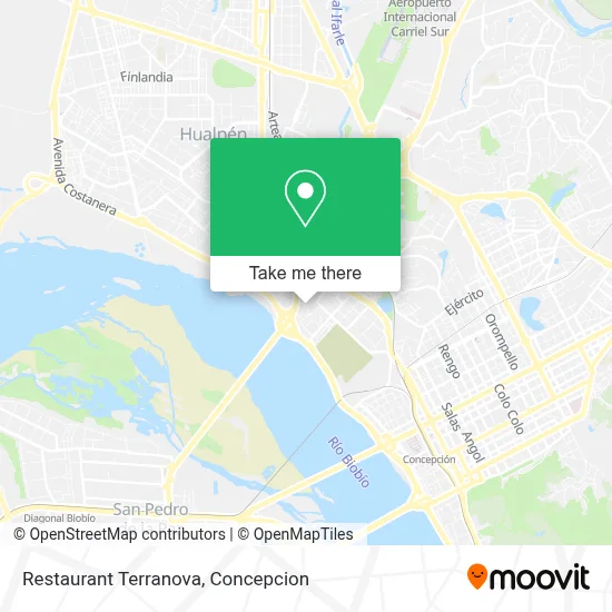 Restaurant Terranova map
