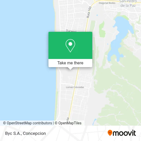 Byc S.A. map