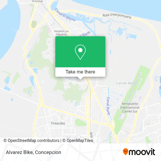 Alvarez Bike map