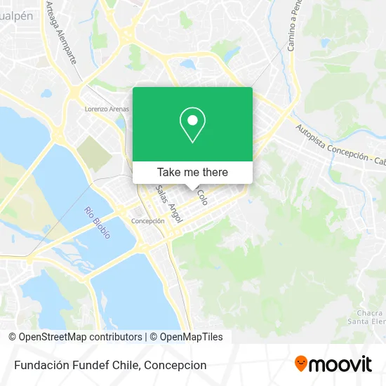 Fundación Fundef Chile map