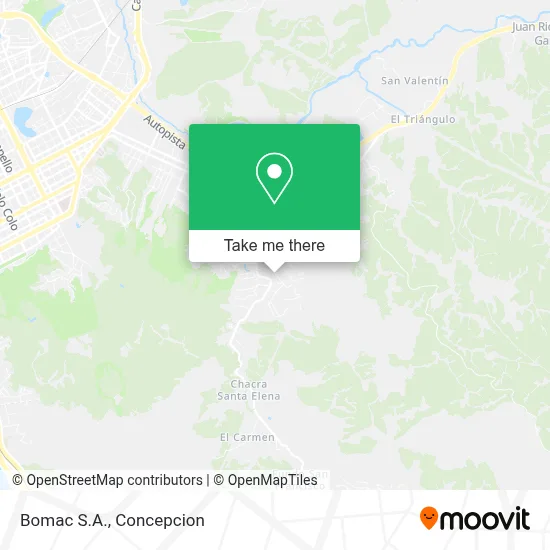 Bomac S.A. map