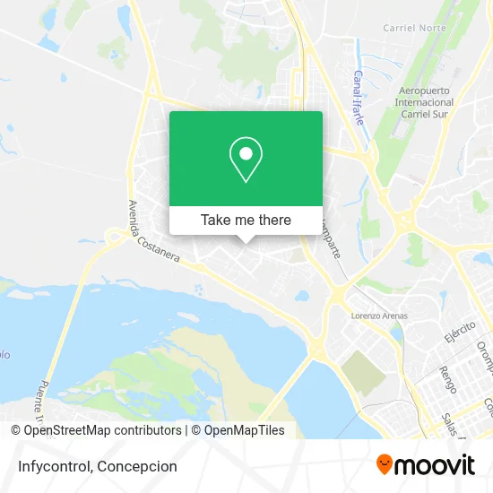 Infycontrol map