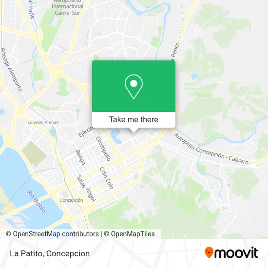 La Patito map