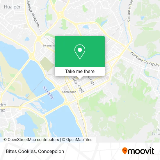 Bites Cookies map
