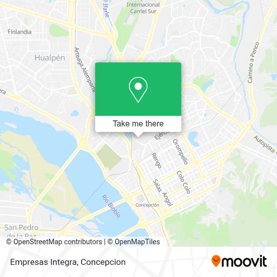 Empresas Integra map
