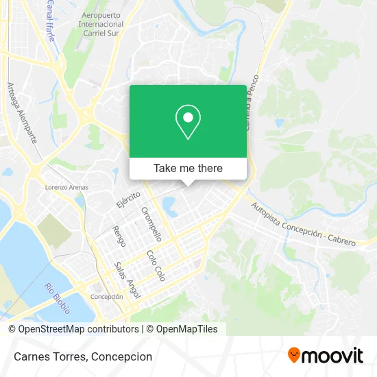 Carnes Torres map