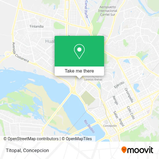 Titopal map
