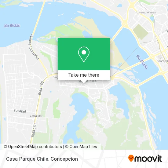 Casa Parque Chile map