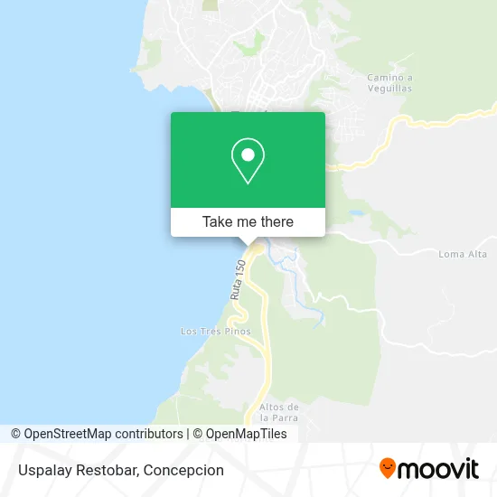 Uspalay Restobar map