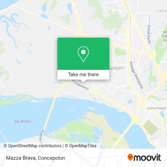 Mazza Brava map