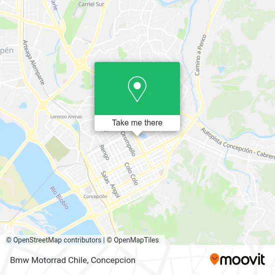 Bmw Motorrad Chile map