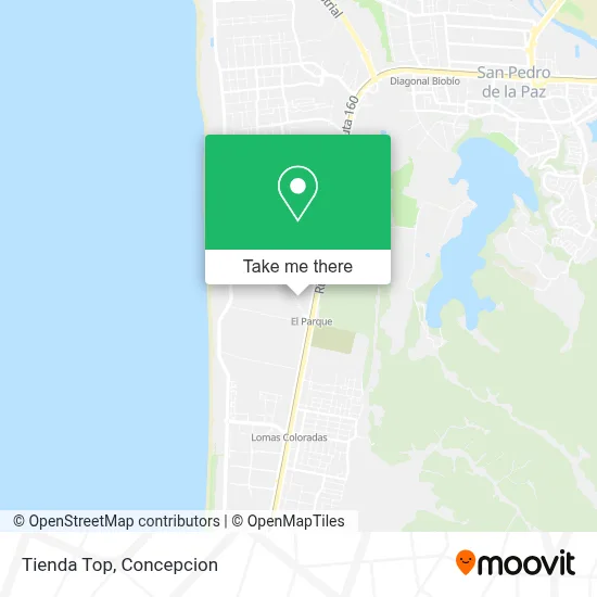 Tienda Top map