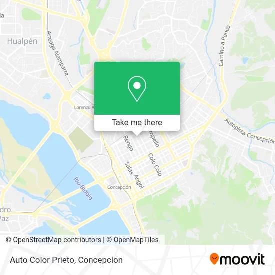 Auto Color Prieto map