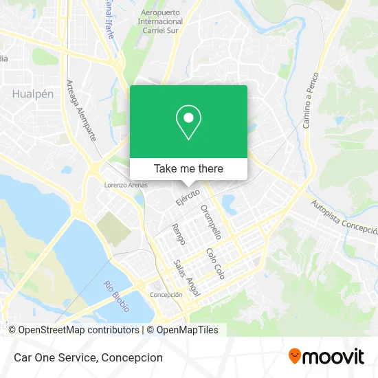 Car One Service map