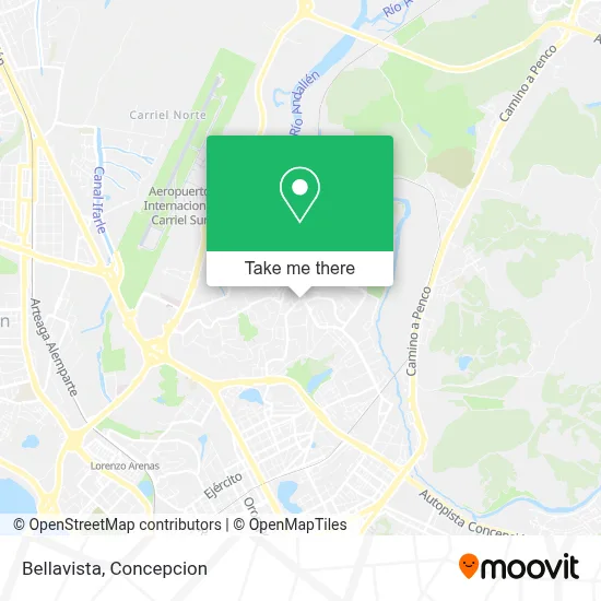 Bellavista map