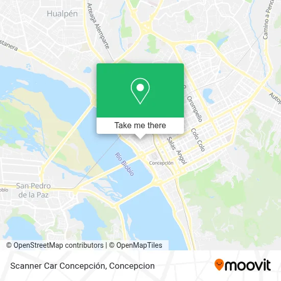 Scanner Car Concepción map