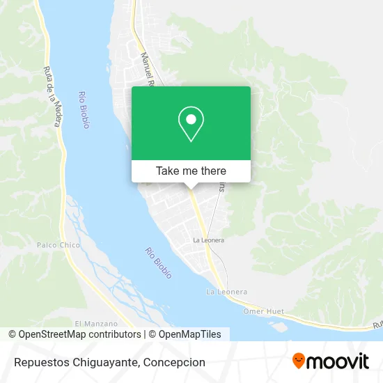 Repuestos Chiguayante map