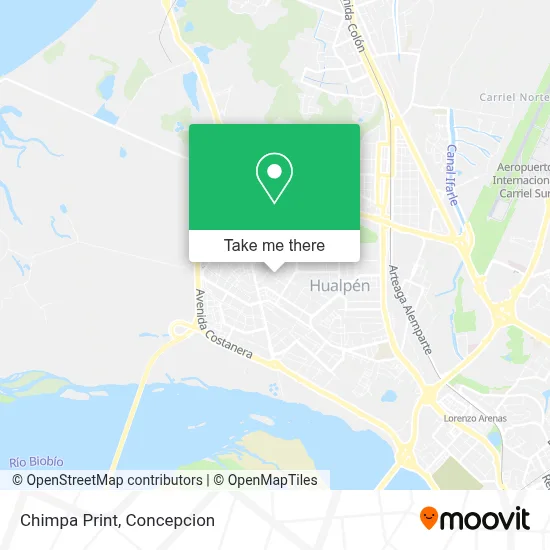 Chimpa Print map
