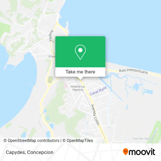 Capydes map