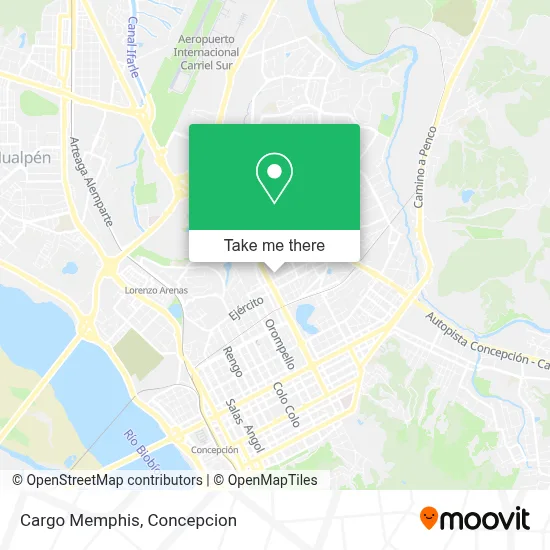 Cargo Memphis map