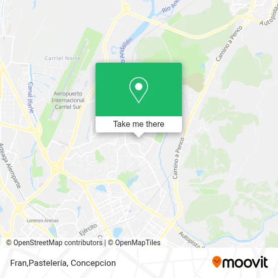 Fran,Pastelería map