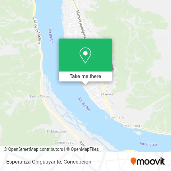 Esperanza Chiguayante map
