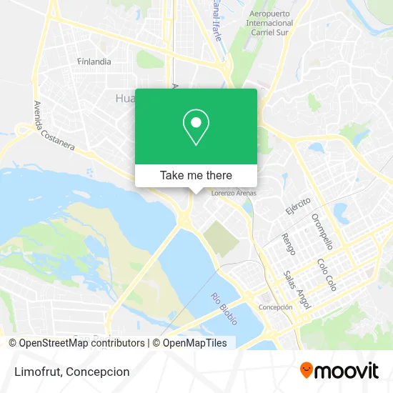 Limofrut map