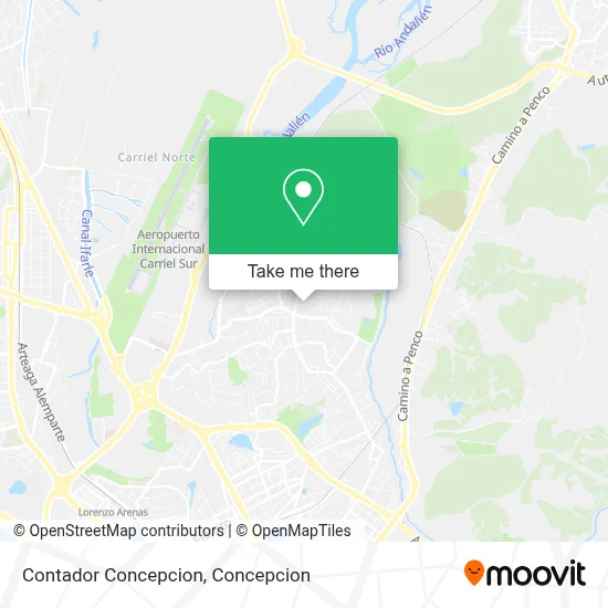 Contador Concepcion map