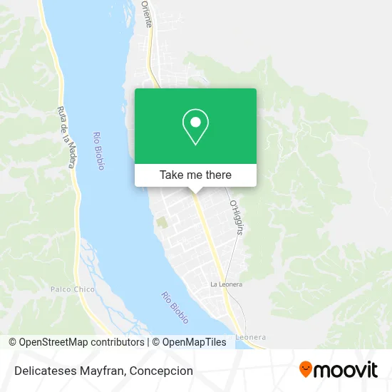 Delicateses Mayfran map