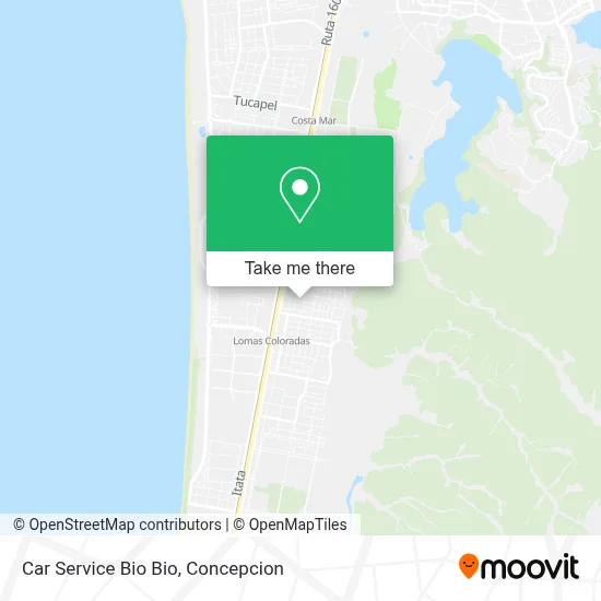 Car Service Bio Bio map