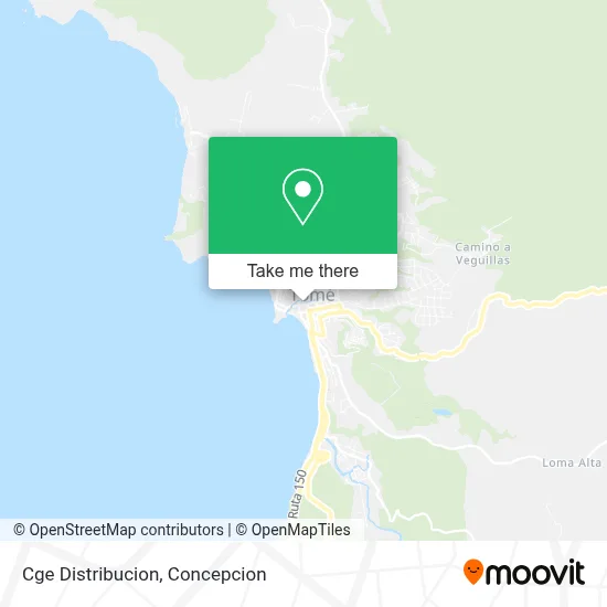 Cge Distribucion map