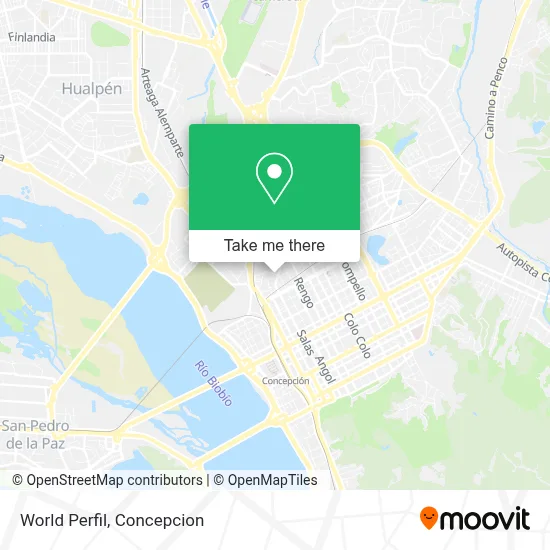 World Perfil map