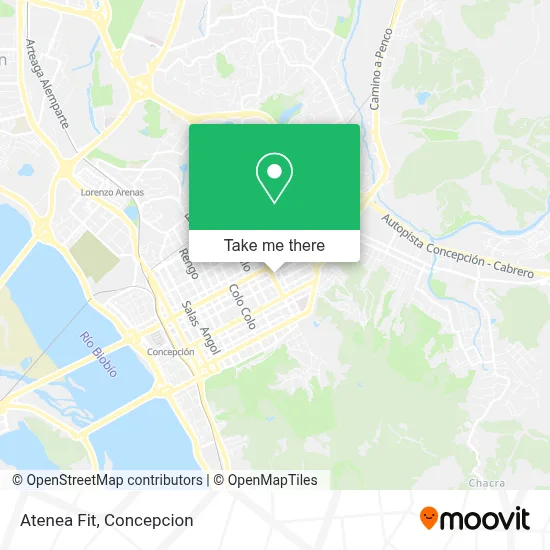 Atenea Fit map