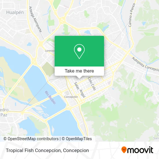Tropical Fish Concepcion map