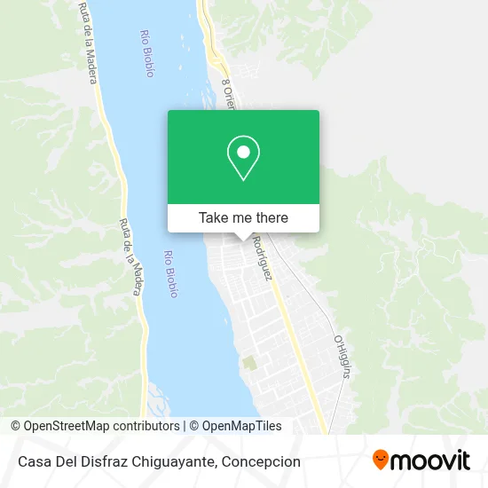 Casa Del Disfraz Chiguayante map