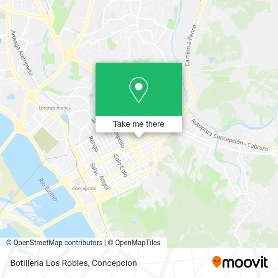 Botilleria Los Robles map