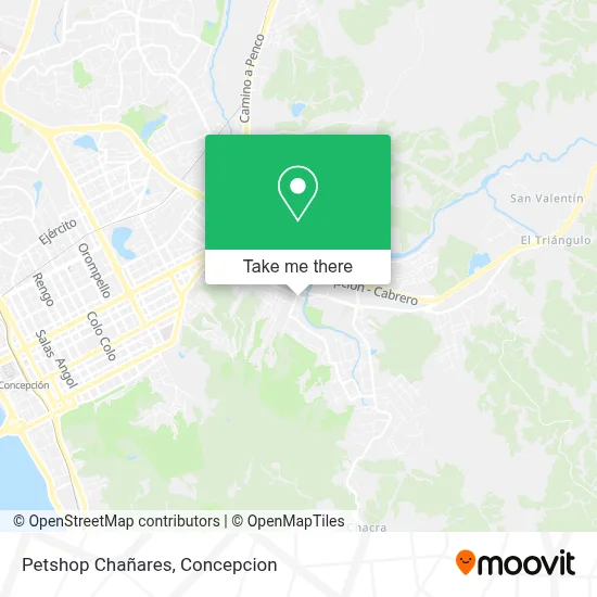 Petshop Chañares map